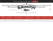 Tablet Screenshot of burlingtonbytes.com
